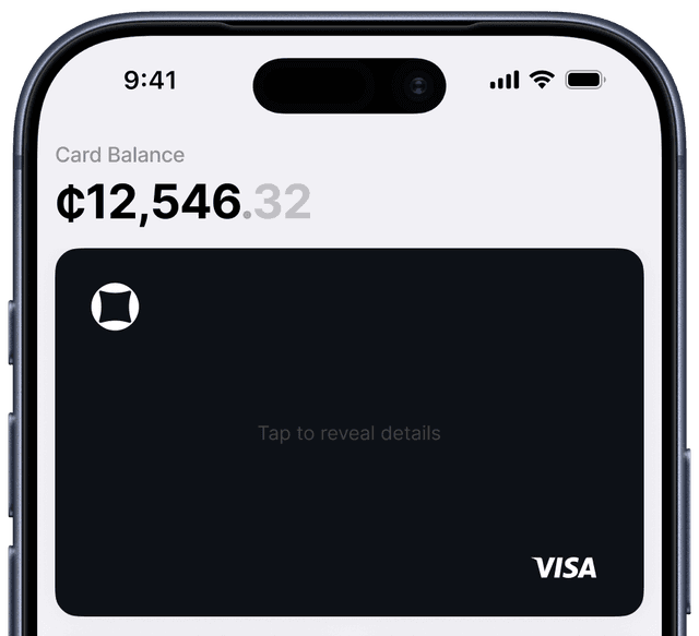 Cashless wallet app